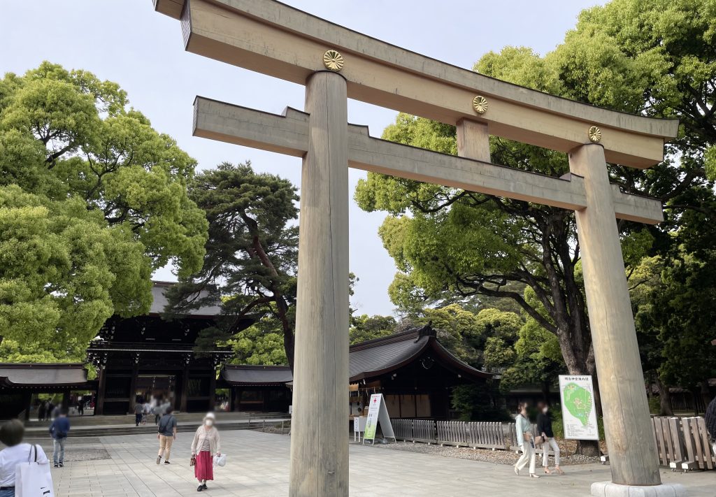 明治神宮御苑　鳥居