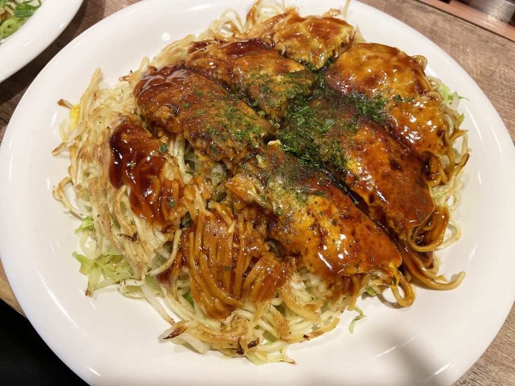 お好み焼きみっちゃん　そば肉玉